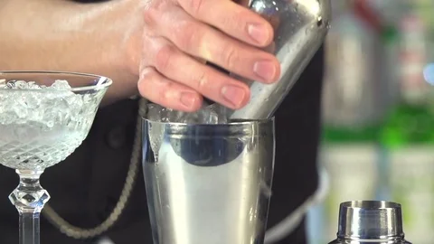 Cocktail Preparation Stock Footage 76472876