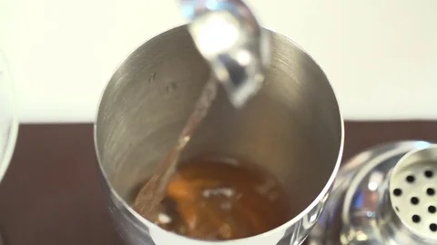 Cocktail Preparation Stock Footage 76472959