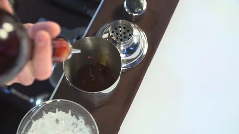 Cocktail Preparation Stock Footage 76473028