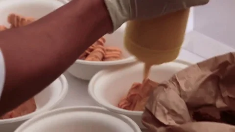 Cocktail sauce Stock Footage 69239857