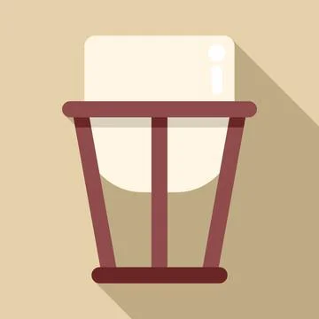 Cocktail shaker icon symbolizing mixology and barware 库存插图