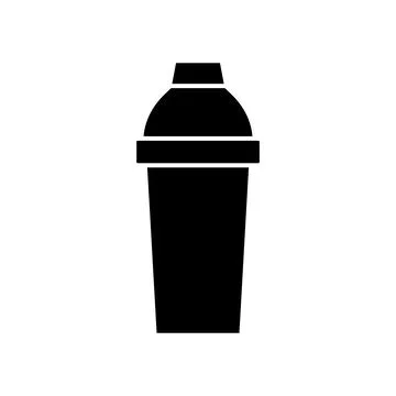 Cocktail shaker icon vector template Stock Illustration