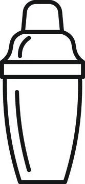 Cocktail shaker Stock Illustration