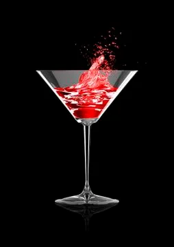 Cocktail splash Stock-Illustration