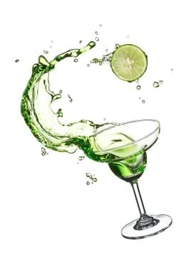 Cocktail splash Stock Photos