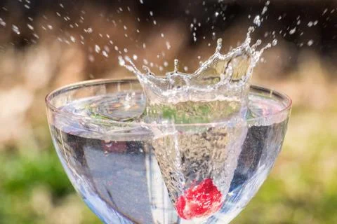 Cocktail splash Stock Photos