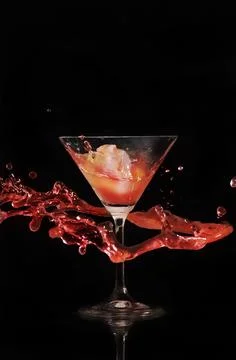 Cocktail Splash Fotos de archivo
