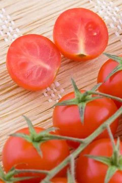Cocktail tomatoes Stock Photos