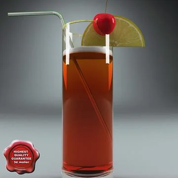 Cocktail V2 3D Model