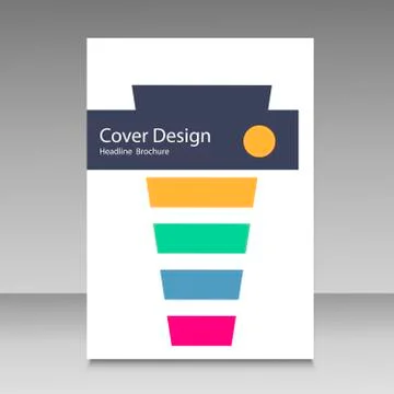 Cocktail vector design brochure Stock Illustration