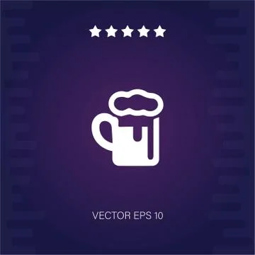 Cocktail vector icon Stock Illustration