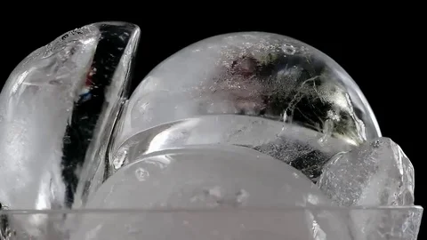 Cocktail whiskey ice Stock Footage 77088901