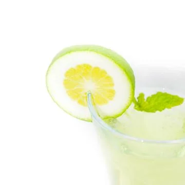 Cocktail on white background Stock Photos