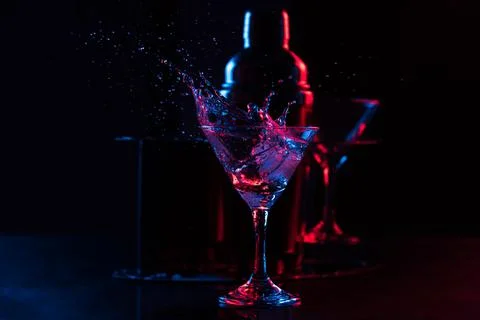 Cocktail's explosion Stock Photos
