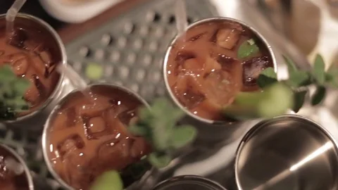 Cocktails Stock Footage 77034359