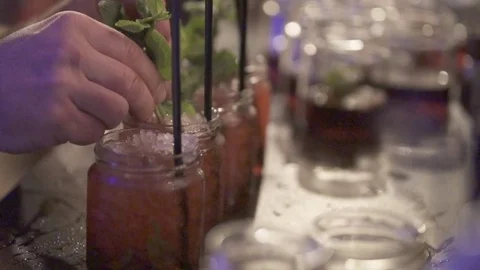 Cocktails Stock Footage 82026564