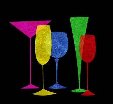Cocktails Illustrazione stock