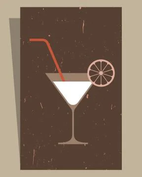 Cocktails Menu Stock Illustration