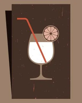 Cocktails Menu Stock Illustration