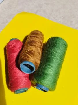 Coclorful yarn Stock Photos