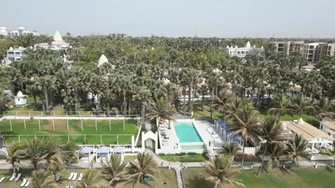 Coco Ocean Resort - Swimming pool, Gambia, 11Th April 2024, 2Pm Stock Footage 272269118