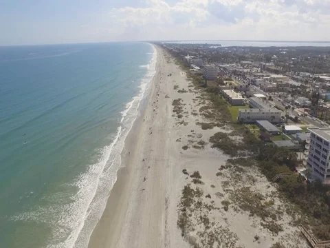Cocoa Beach Beach Line 動画素材 77422079