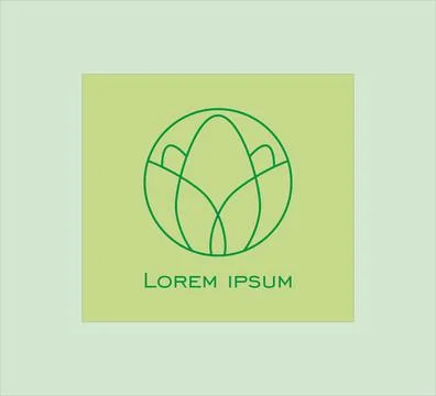 Cocoa Beans Logo Stock Illustration