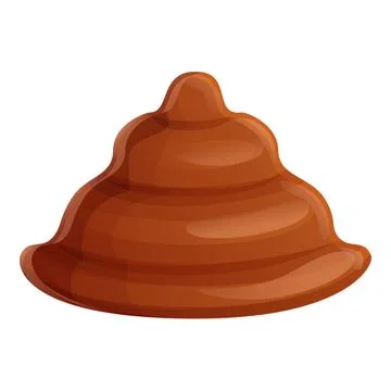 Cocoa bonbon icon, cartoon style Stock Illustration