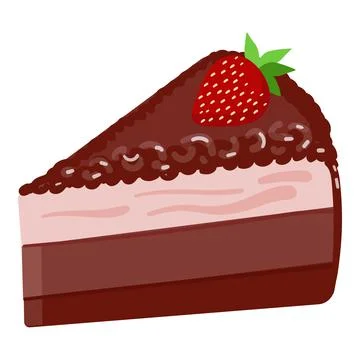 Cocoa cake icon cartoon vector. Bean cacao Stock Illustration