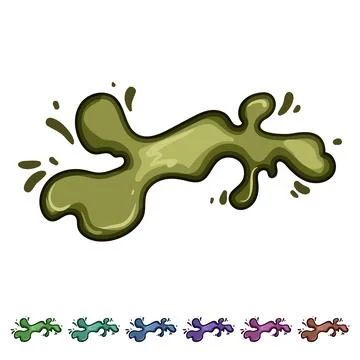 Cocoa chocolate splash cartoon vector graphic 스톡 일러스트