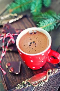 Cocoa drink Stock Photos