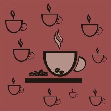 Cocoa drinks Stock Illustration