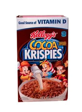 Cocoa krispies 库存照片