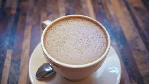 Cocoa with milk Stock Footage 83494158