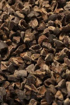 Cocoa nibs Stock Photos