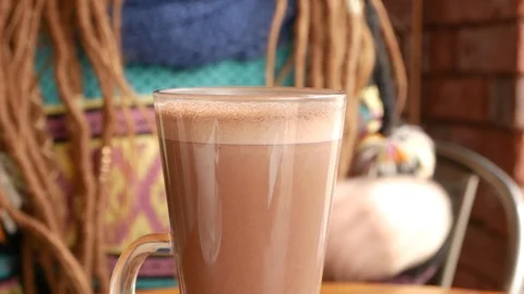 Cocoa or hot chocolate Video stock 87207930