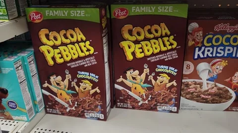 Cocoa Pebbles Cereal Видео 197623559