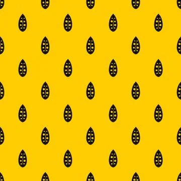 Cocoa pod pattern vector 库存插图