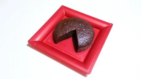 Cocoa sponge cake Stock Photos