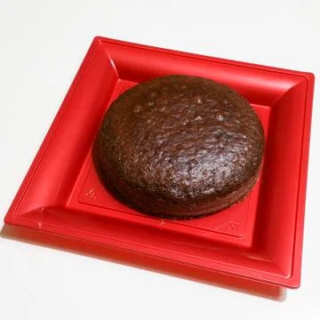 Cocoa sponge cake Stock Photos