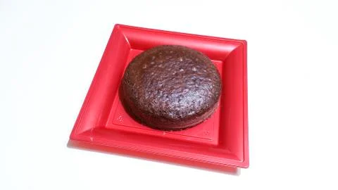 Cocoa sponge cake Stock Photos