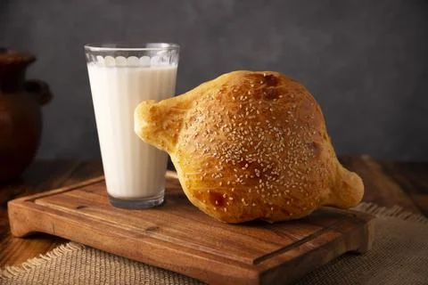 Cocol. Typical Mexican bread in the shape of a diamond, somewhat spongy and d Foto stock