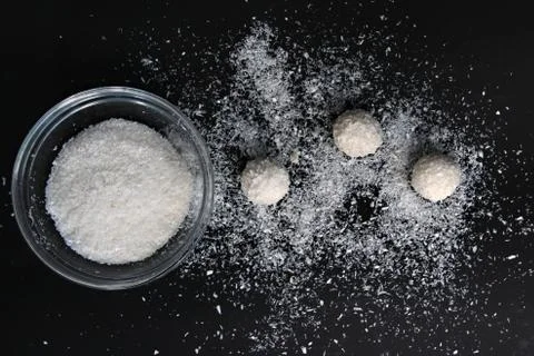 Coconut Balls Stock Photos