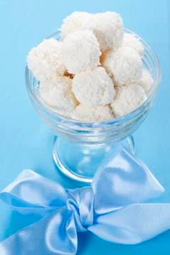 Coconut candies Stock Photos