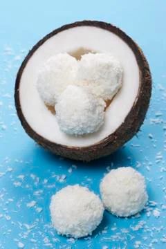 Coconut candies Foto stock