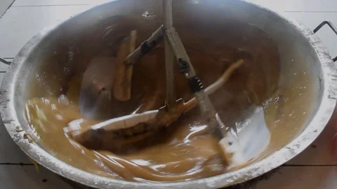 Coconut candy caramel Stock Footage 113528083