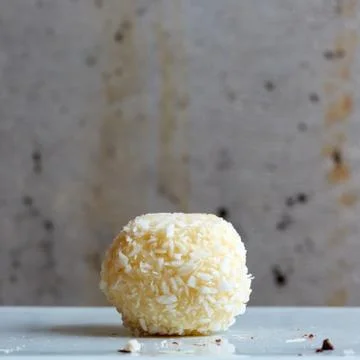 Coconut cookie Fotos Stock