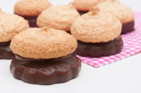 Coconut cookies Stock Photos