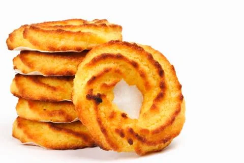 Coconut cookies Stock Photos