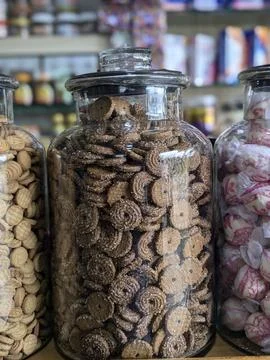 Coconut cookies 스톡 사진